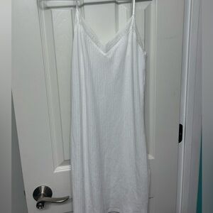 Victoria’s secret white Cotton Sleep Dress Lace detail